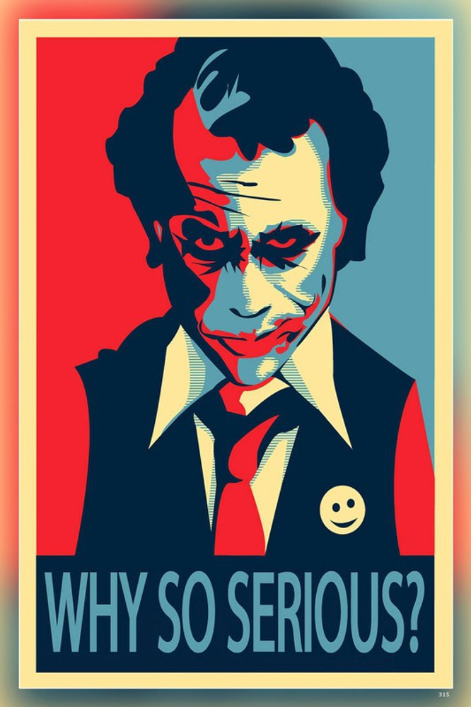 Joker Why So Serious Poster