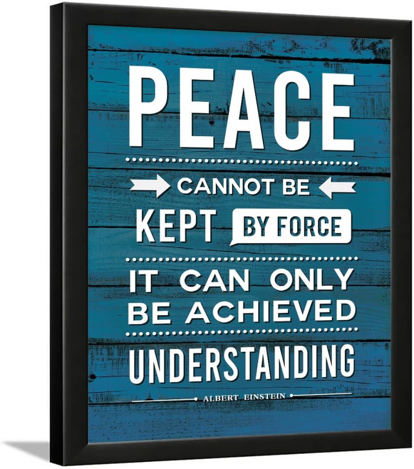 Peace Quotes Wall Frames - Framed Peace Posters for Wall ...