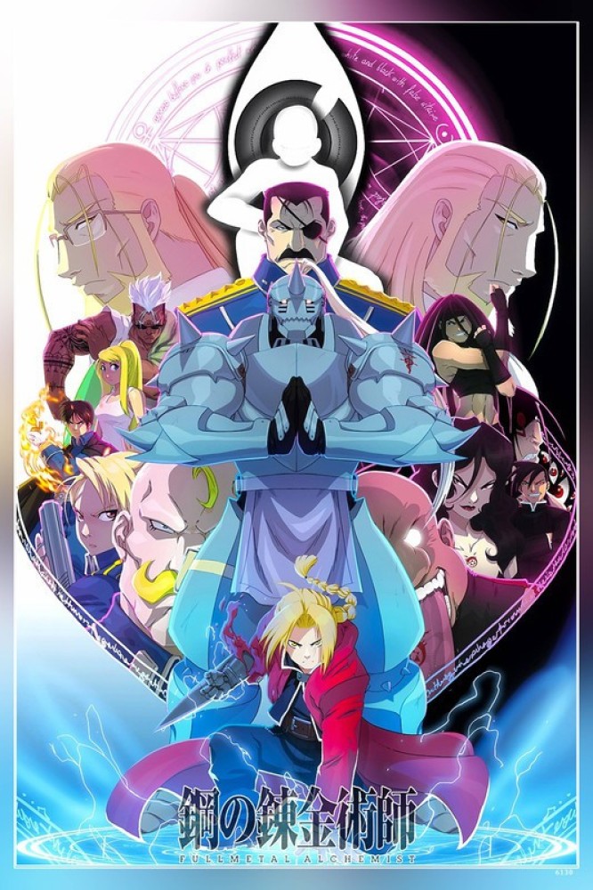 Fullmetal Alchemist Brotherhood All Characters New Poster Wall