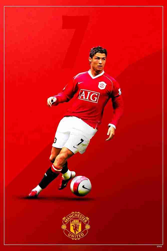 Cristiano Ronaldo Poster Football Poster Canvas Print Kids 