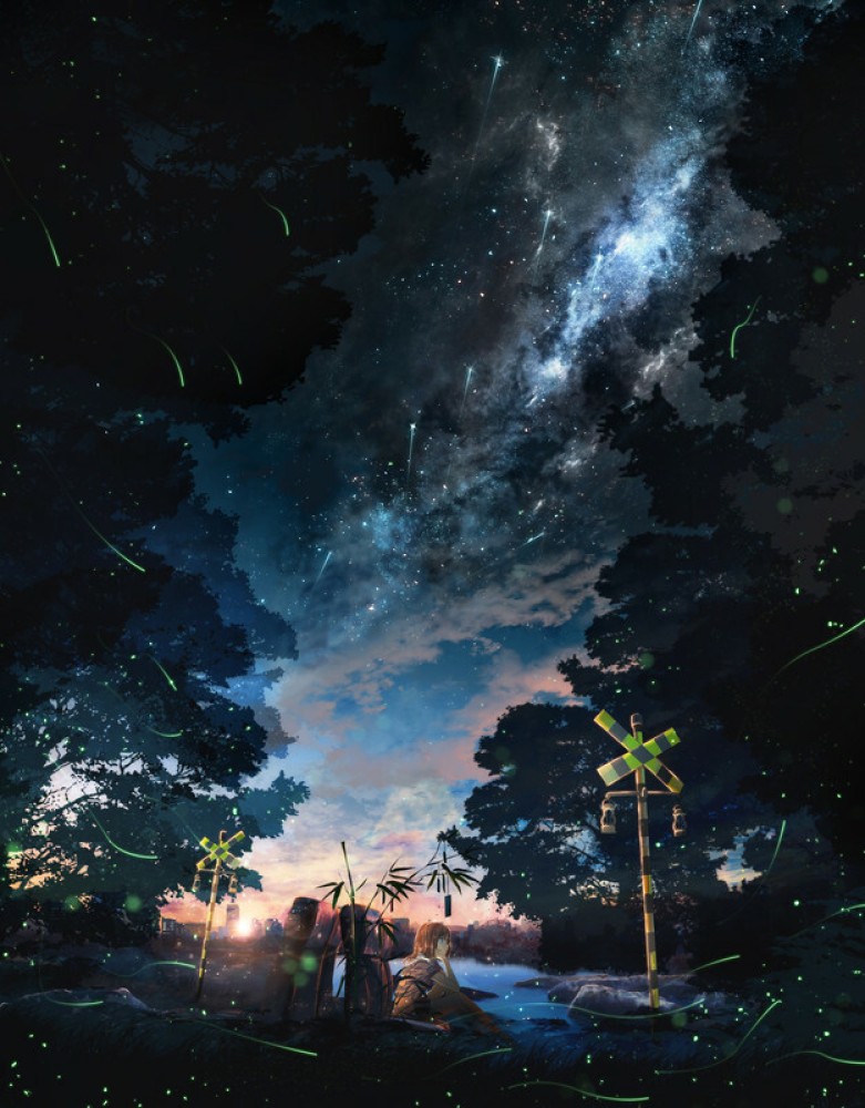 26+] Aesthetic Anime Sky Wallpapers - WallpaperSafari