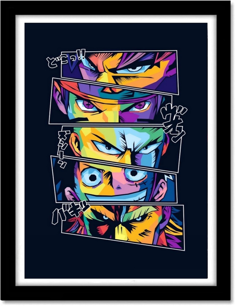 TenorArts Rengoku Poster Demon Slayer Anime Laminated Posters Framed  Paintings with Matt Finish Black Frame 12inches x 9inches  Amazonin  Home  Kitchen