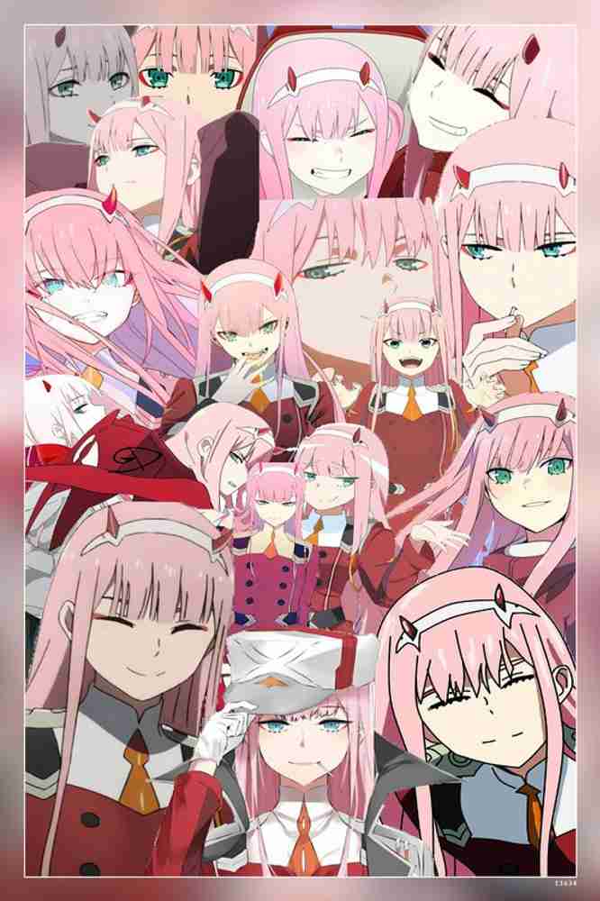 Zero Two Past 002 Anime Darling In The Franxx Zero Two Matte Finish Poster  Paper Print - Animation & Cartoons posters in India - Buy art, film,  design, movie, music, nature and