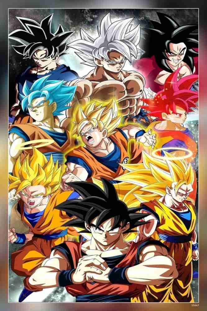 Goku super saiyan instinct wall poster REDCLOUD Paper Print - Animation &  Cartoons posters in India - Buy art, film, design, movie, music, nature and  educational paintings/wallpapers at