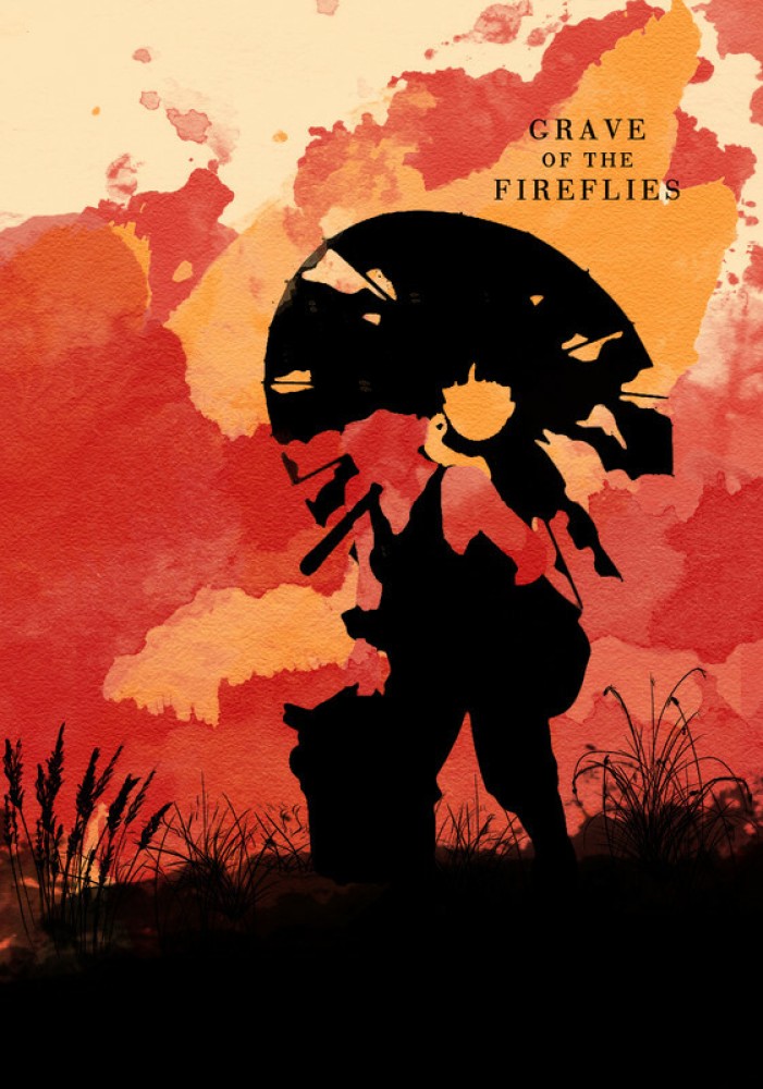 Grave of the fireflies poster hi-res stock photography and images