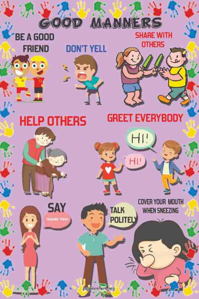 manners for kids clipart