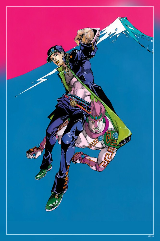 Jojo No Kimyou Na Bouken Kujo Jotaro Kujo Jolyne Fan Ju Im Matte Finish  Poster Paper Print - Animation & Cartoons posters in India - Buy art, film,  design, movie, music, nature