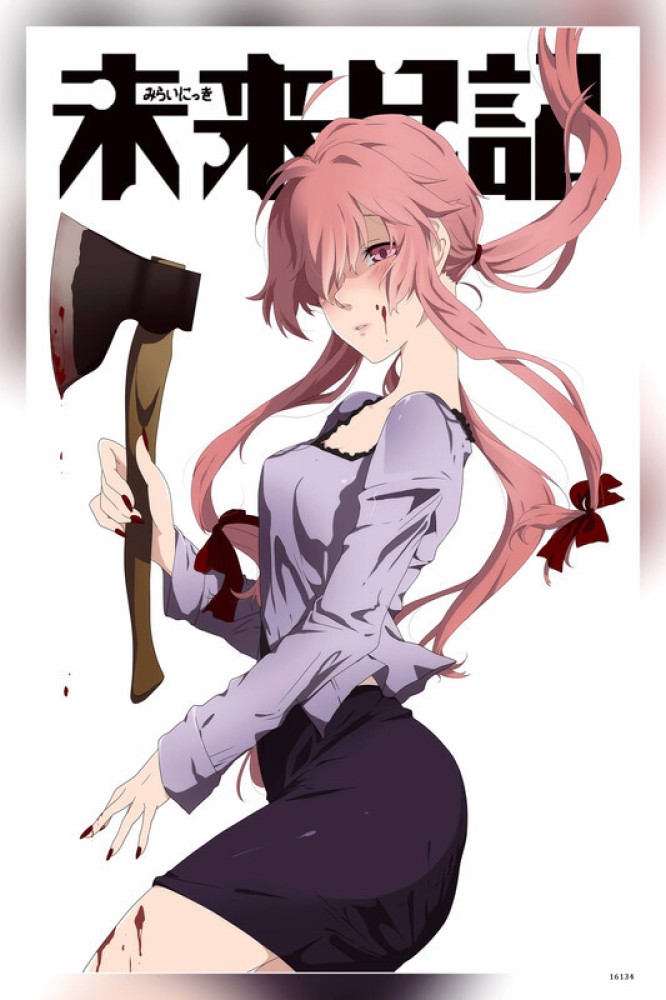 Mirai Nikki Anime Girls Gasai Yuno Matte Finish Poster Paper Print -  Animation & Cartoons posters in India - Buy art, film, design, movie, music,  nature and educational paintings/wallpapers at, mirai nikki