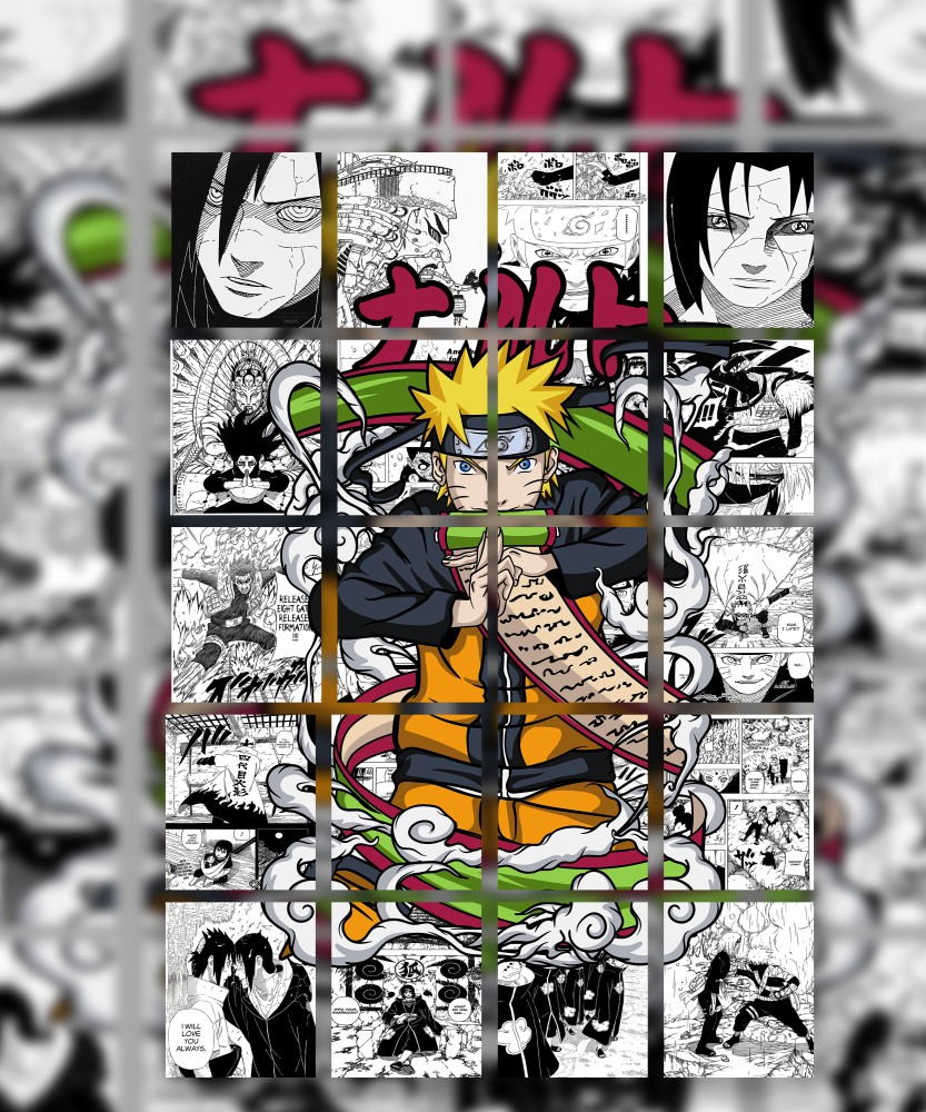 Inflyers Store Pack Of 9 Naruto Anime Posters Glossy HD Photos Self  Adhesive Room Decor118X85 Inch SizeA4 Paper Wall Poster Naruto  Posters Exclusive PrintsMulti Color  Amazonin Home  Kitchen
