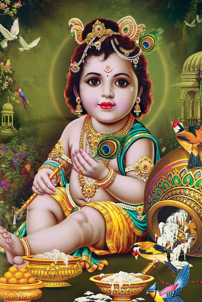 Little Krishna Images – Browse 1,168 Stock Photos, Vectors, and Video |  Adobe Stock