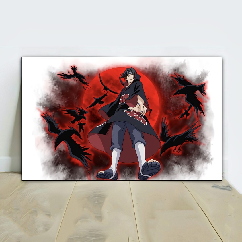 NARUTO ANIME WALL POSTER, PACK OF 18 wall collage kit, ANIME WALL COLLAGE6  * 4 inches, Naruto Uzumaki, Sasuke Uchiha