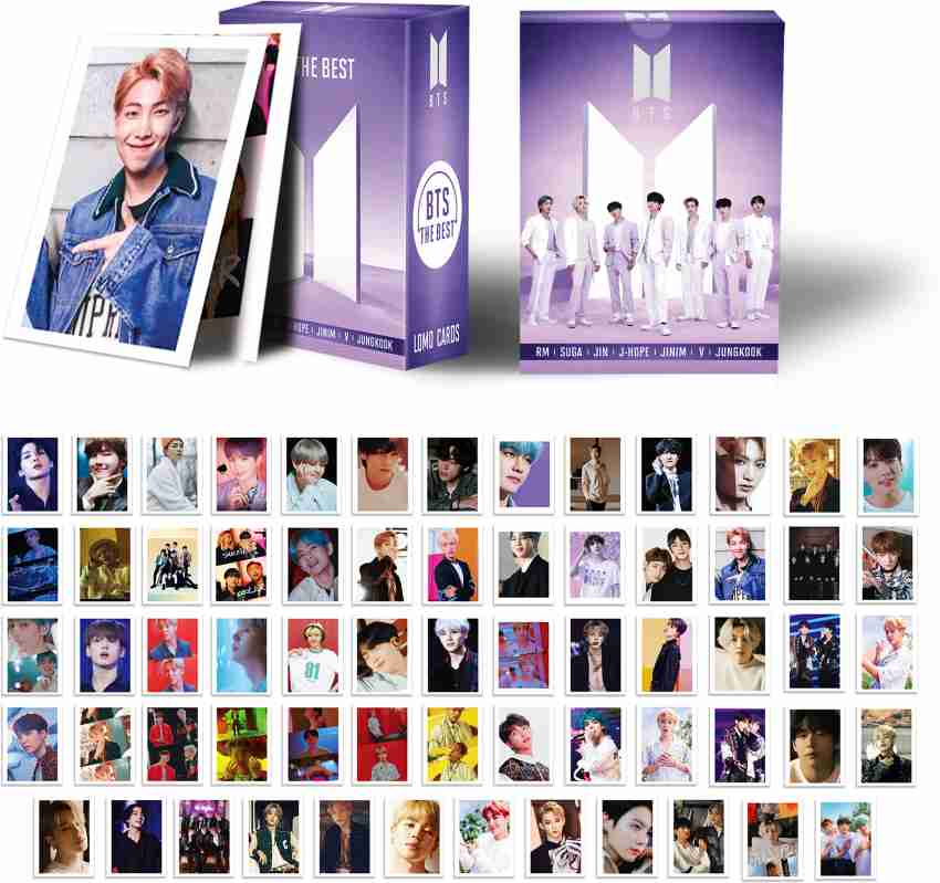 4 Pack120 Pcs BTS JIN Lomo Card KPOP Bangtan Boys India