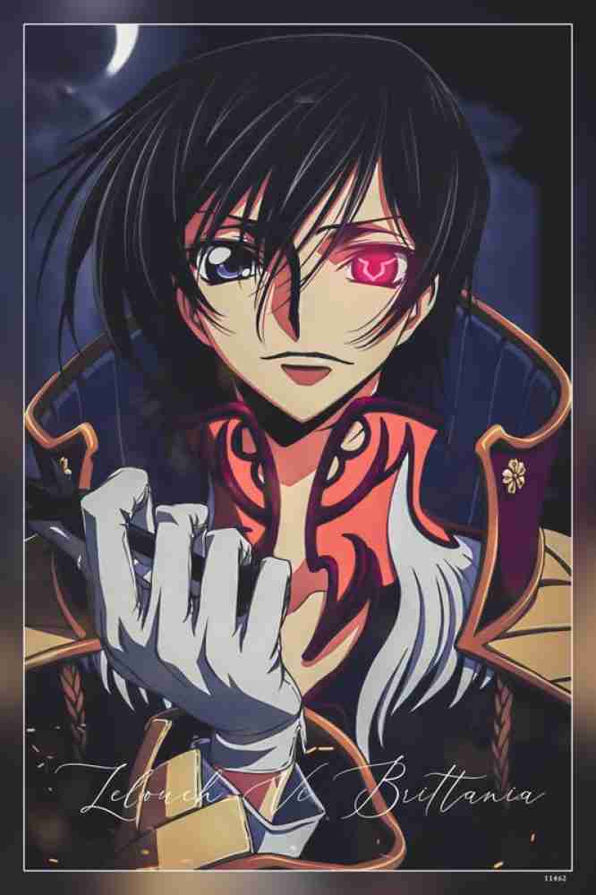 Lelouch Lamperouge Anime Code Geass Guy Matte Finish Poster Paper