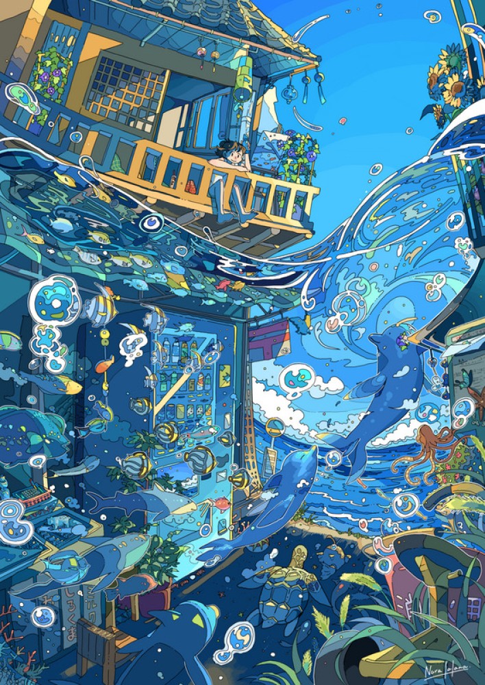 Dark Blue Anime Aesthetic Wallpapers  Wallpaper Cave