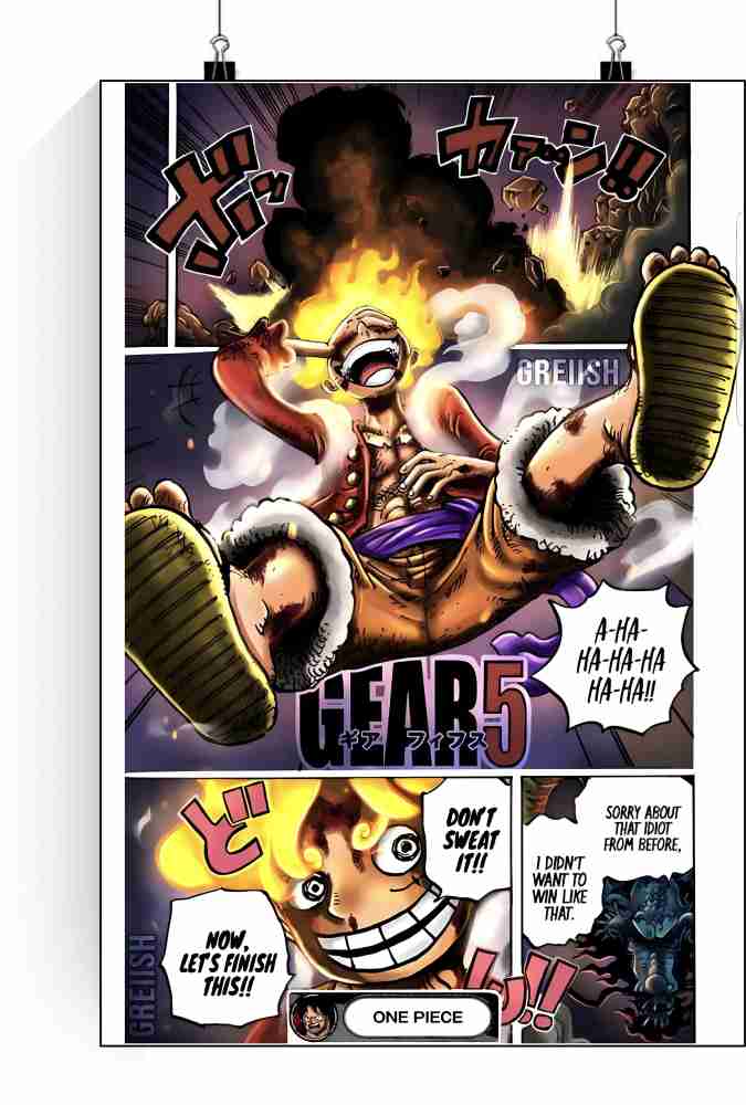 Luffy Gear 5, Colored Manga