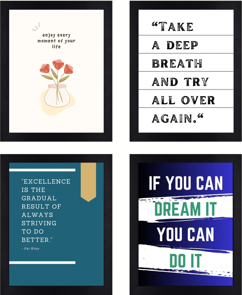 Photo & Art Print Enjoy every moment inspiration quotes lettering