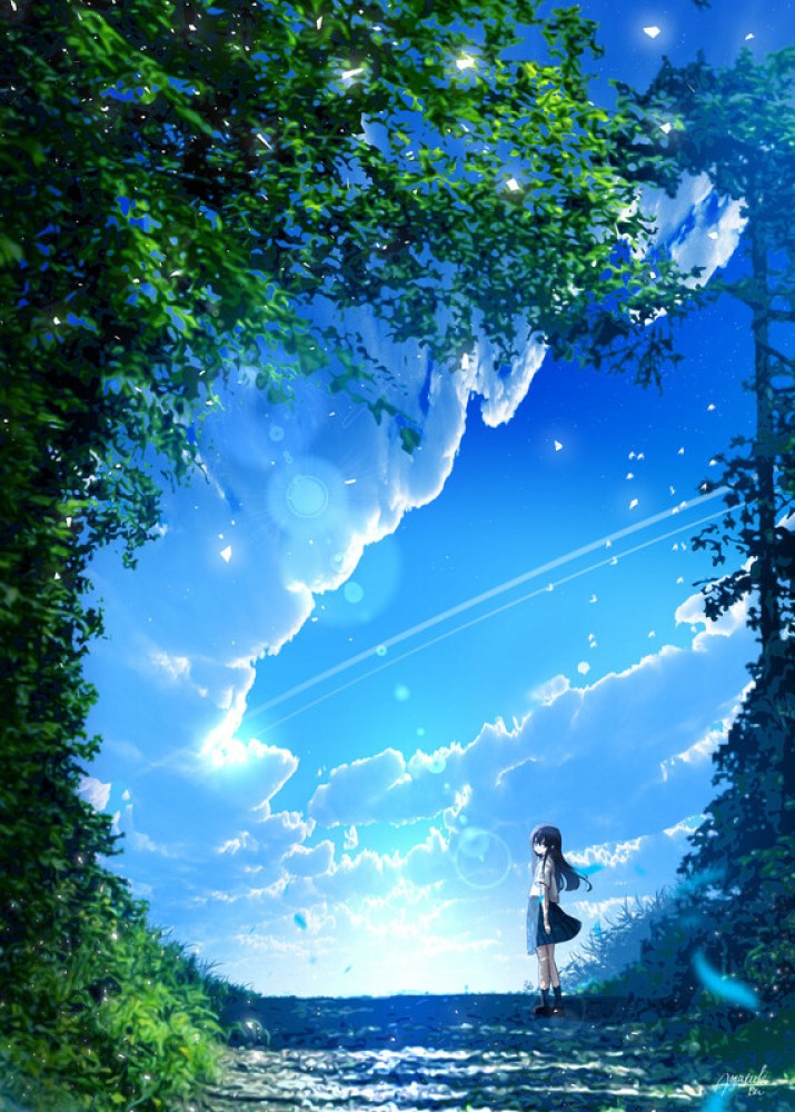 16k Uhd Anime Background Landscape Wallpaper Picture Picture And HD Photos  | Free Download On Lovepik