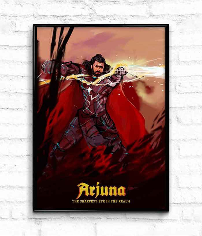 suriya-as-arjuna-kollywood-mahabharata-poster Photographic Paper ...