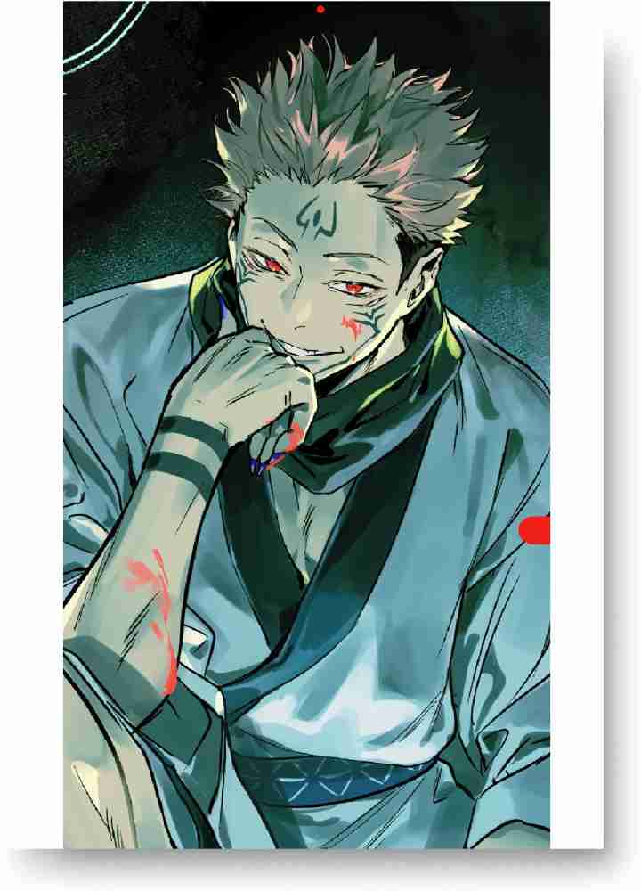 ANIME POSTER FRAME - YUJI ITADORI (JUJUTSU KAISEN) - Black Framed Wall  Poster For Home And Office With Frame, (12.6*9.6) Photographic Paper -  Minimal Art, Decorative, Abstract, Nature, Pop Art, Abstract, Minimal