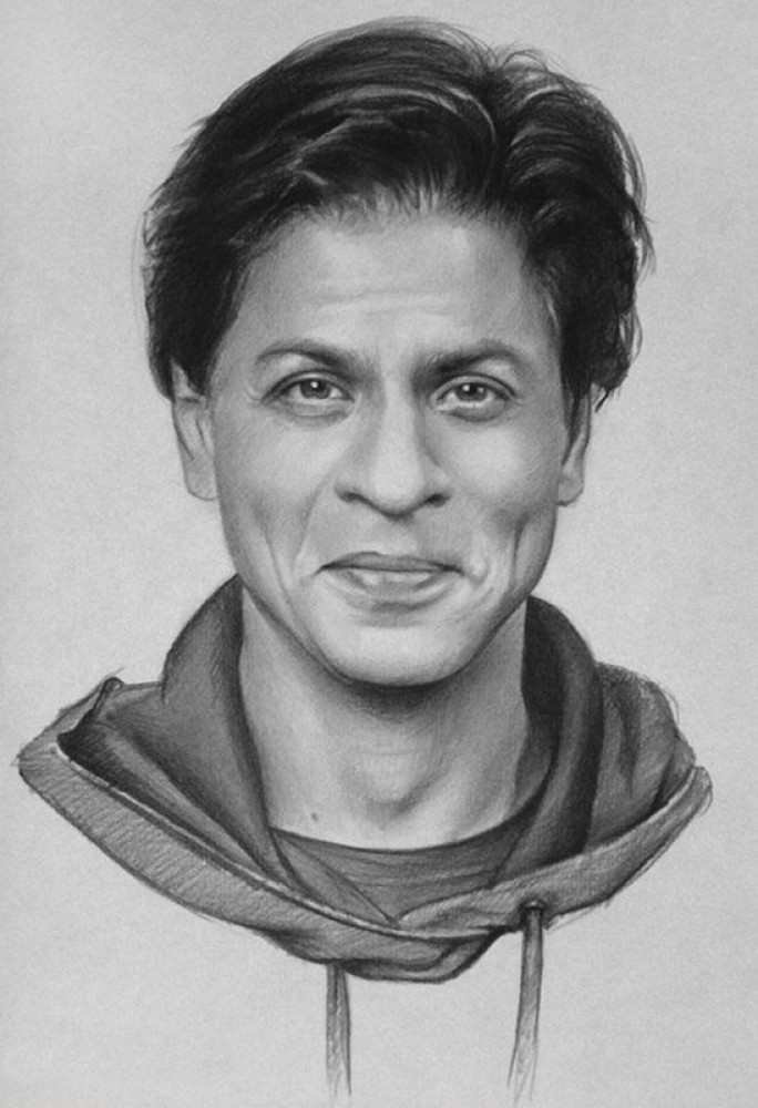 ArtStation  Shahrukh Khan realistic digital drawing