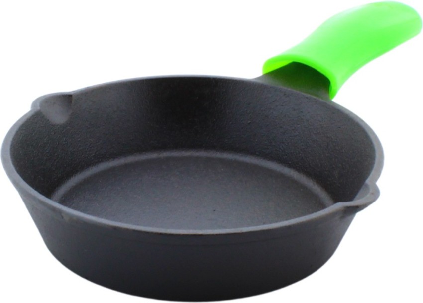 TRILONIUM Cast Iron Skillet / Fry Pan / Sleek / Pre-Seasoned / 12 inches /  Induction Compatible