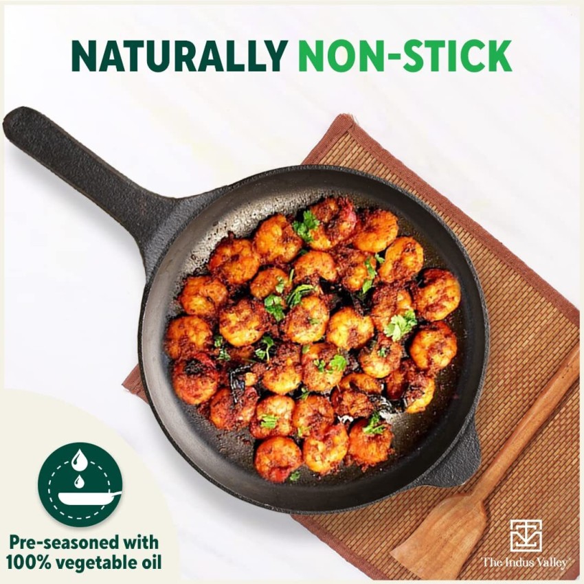 The Indus Valley - Features of Super Smooth Cast Iron Skillet from the  Indus Valley: 1.Durable 2.Smooth 3.Non-sticky 4.Extra Grip 5.Easy to pour  6.Long Handle . . Shop Now - *Link in