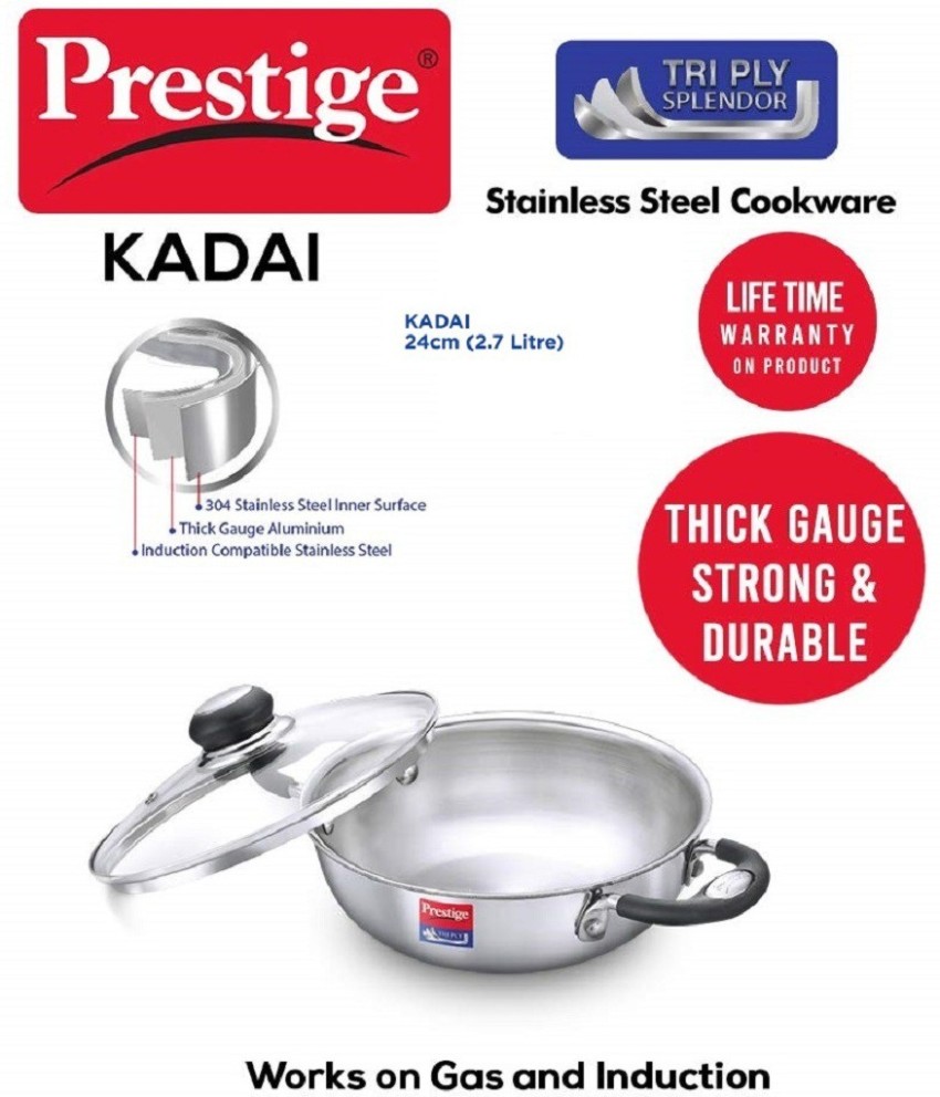 PRESTIGE ELITE STAINLESS STEEL KADAI