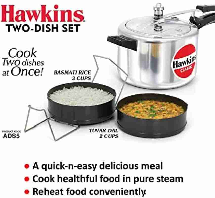 Hawkins CMY50 Contura Pressure Cooker, 5 L, Mustard Yellow