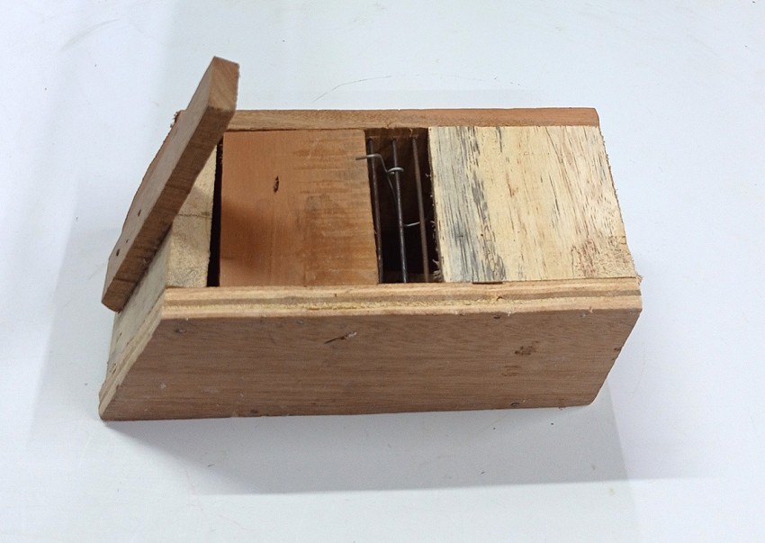 maanya Wooden Rat Trap/Cage/Mouse Catcher/Pinjra Snap Trap Price in India -  Buy maanya Wooden Rat Trap/Cage/Mouse Catcher/Pinjra Snap Trap online at