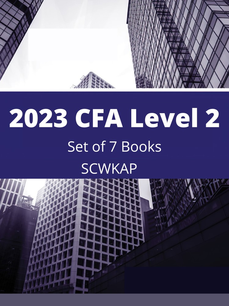 Book1-5の5冊CFA Level 2 Kaplan Schweser 教材