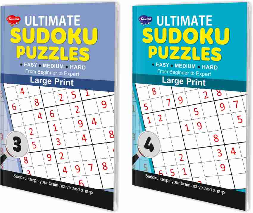 sudoku puzzle book for women: 1000 Sudoku Puzzles large print with Answers  included 100 Very Easy Sudoku, 100 Easy Sudoku, 100 Medium Sudoku, 200 Hard