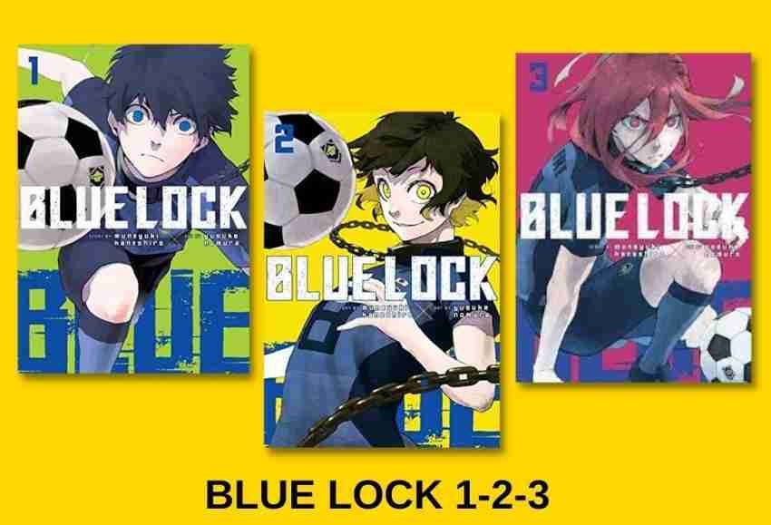 Blue Lock Cartoon Manga Book Set, 3 Livros, Conjunto de Personagens, 1  Volume, Extra 2 Volumes