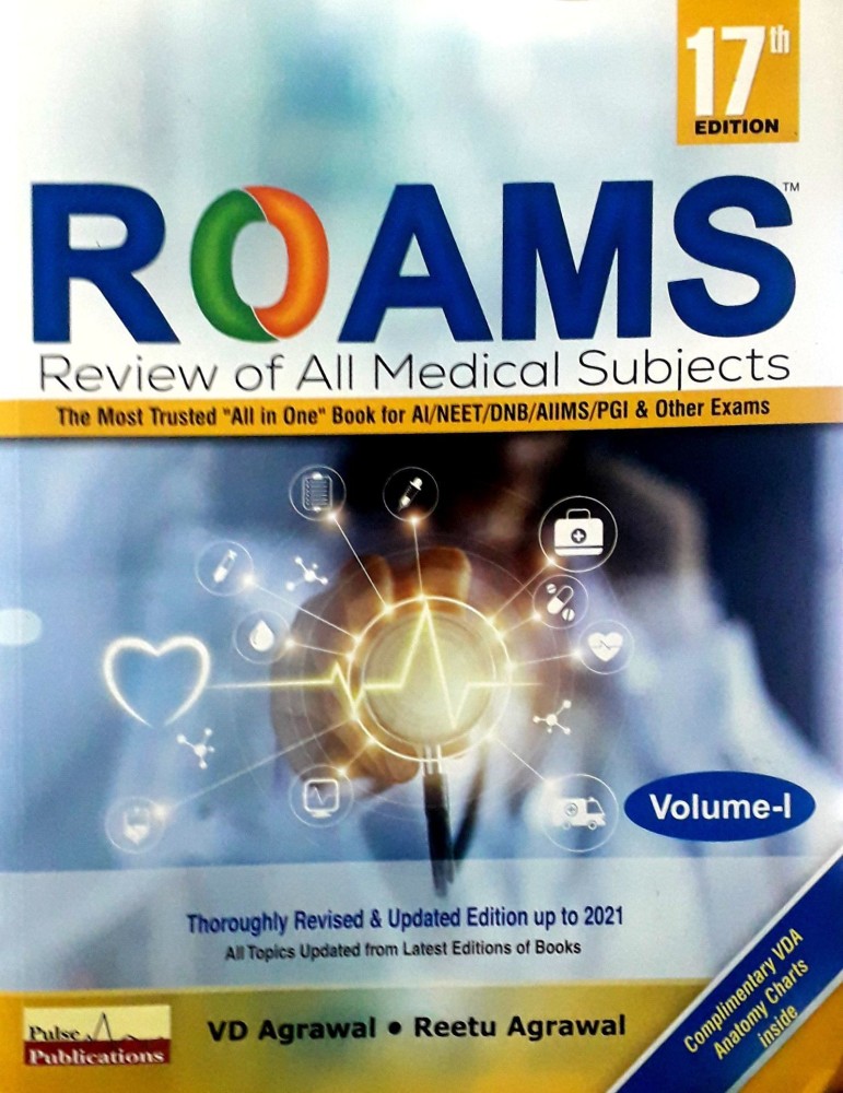 Roams Review Of All Medical Subjects Volume - 1 17th Edition-2022: Buy Roams  Review Of All Medical Subjects Volume - 1 17th Edition-2022 by V D Agrawal,  Reetu Agrawal at Low Price in India
