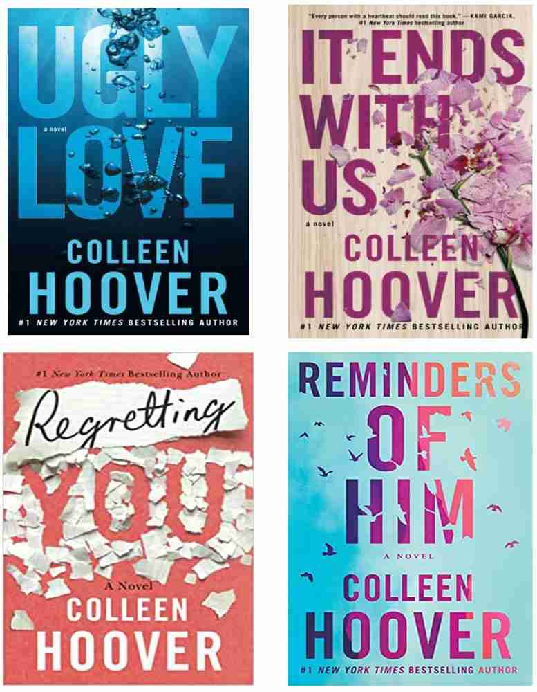 Colleen Hoover Collection 4 Books Set (It Ends With Us, Ugly Love