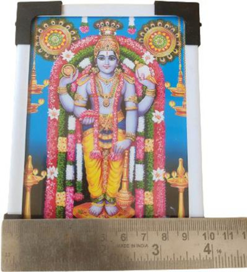 HOIVA 5 INCH GURUVAYOORAPPAN Photo Frame for car, table and Pooja ...