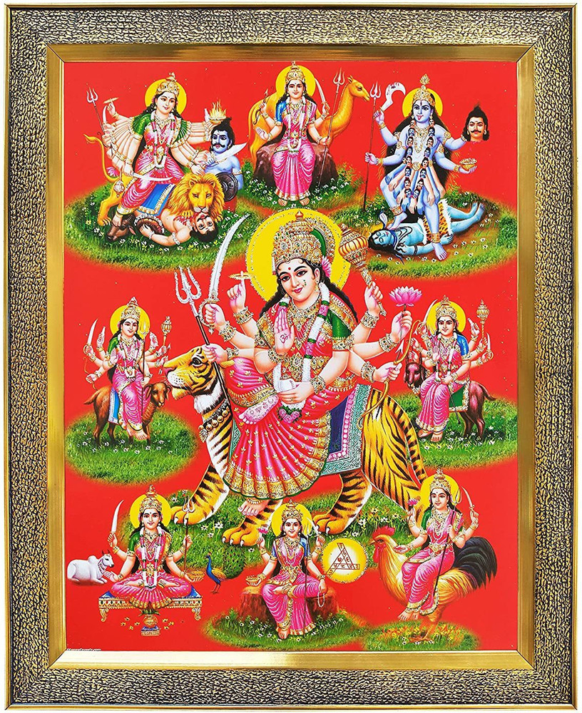 koshtak NAV Shakti / Nav Durga / Ambe / sherawali on Tiger / 9 ...