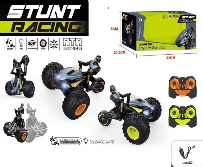 Brinquedo de carro Spinning Stunt, 360° Spinning Action Rotating Drift  Stunt Moto