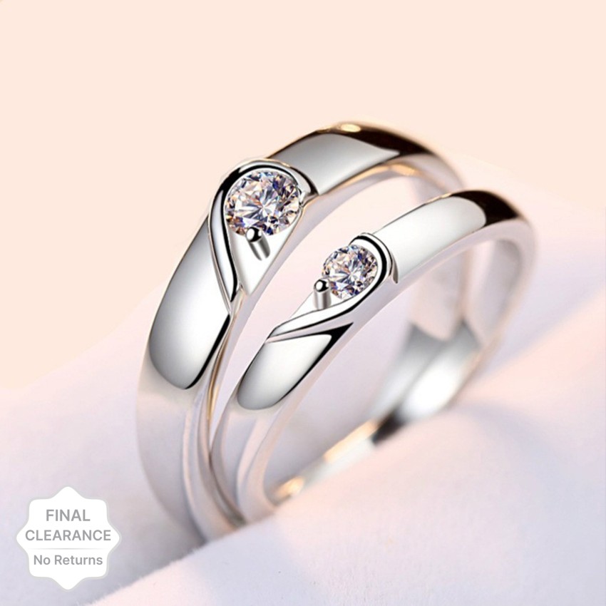 Couple Rings | Pure Silver Rings For Couples