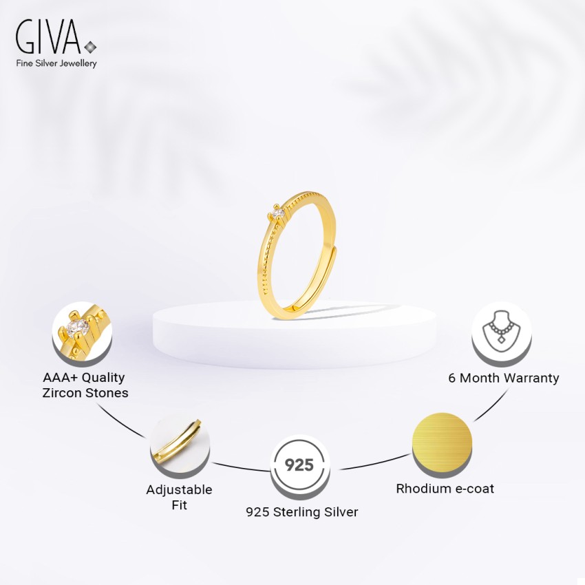 Giva 925 Sterling Silver Supple Adjustable Bracelet For Women And Girls:  Buy Giva 925 Sterling Silver Supple Adjustable Bracelet For Women And Girls  Online at Best Price in India