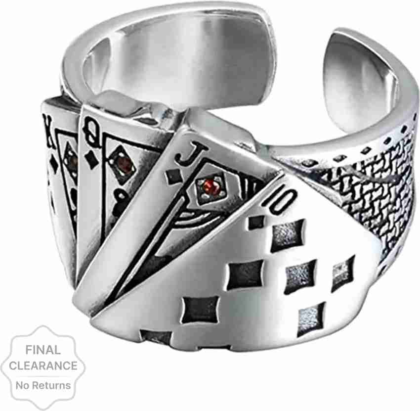 Buy Pittsburgh Steelers Ring Adjustable Jewelry Silver Plated Mens Online  in India 