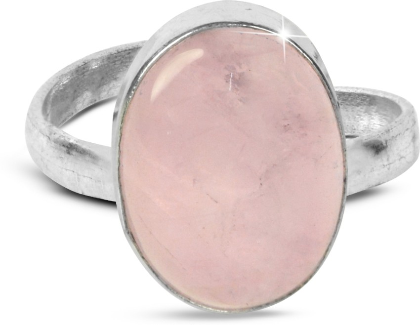 Rose Quartz Sterling Silver Ring