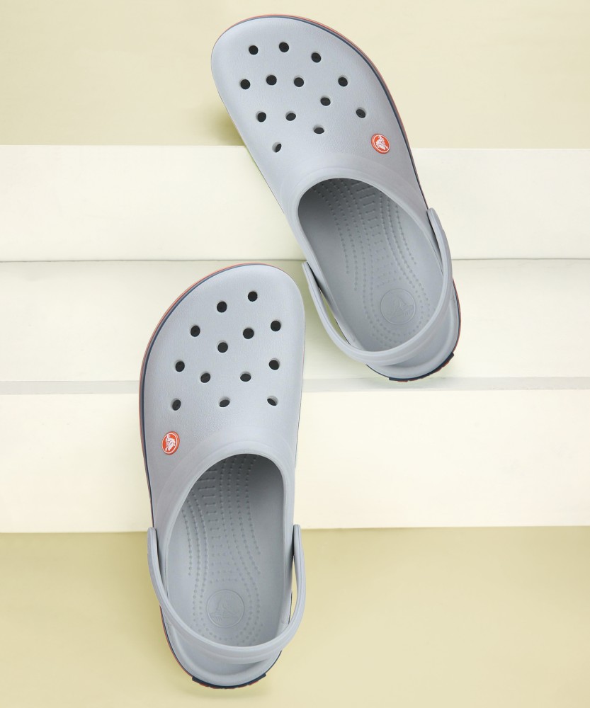 crocs men grey sandals