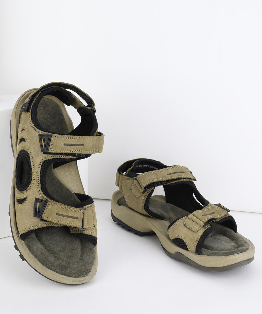 WOODLAND Men Khaki Sports Sandals - Buy 