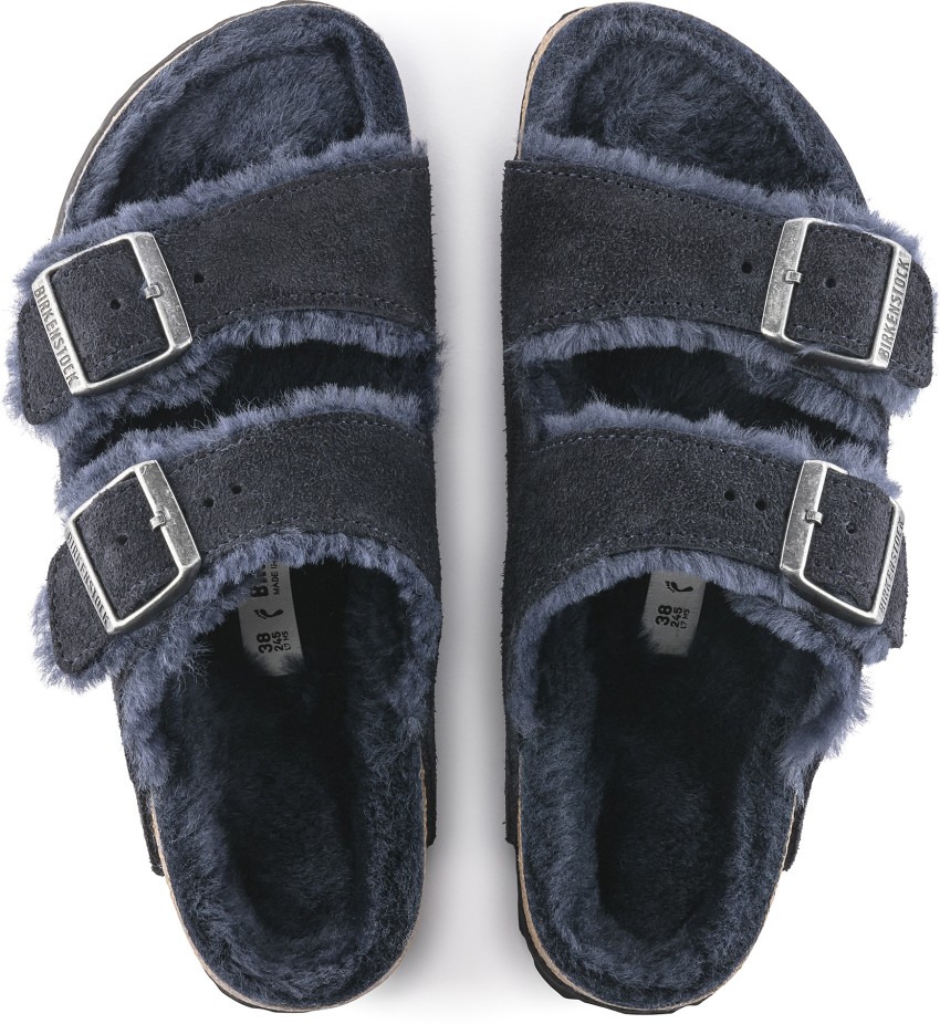 BIRKENSTOCK Arizona Shearling Regular Width Men Blue Casual Buy