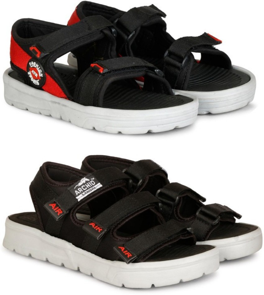 Buy Action Men's SA-3351 Black Synthetic Leather Slip-On Casual sandal  Online at Best Prices in India - JioMart.