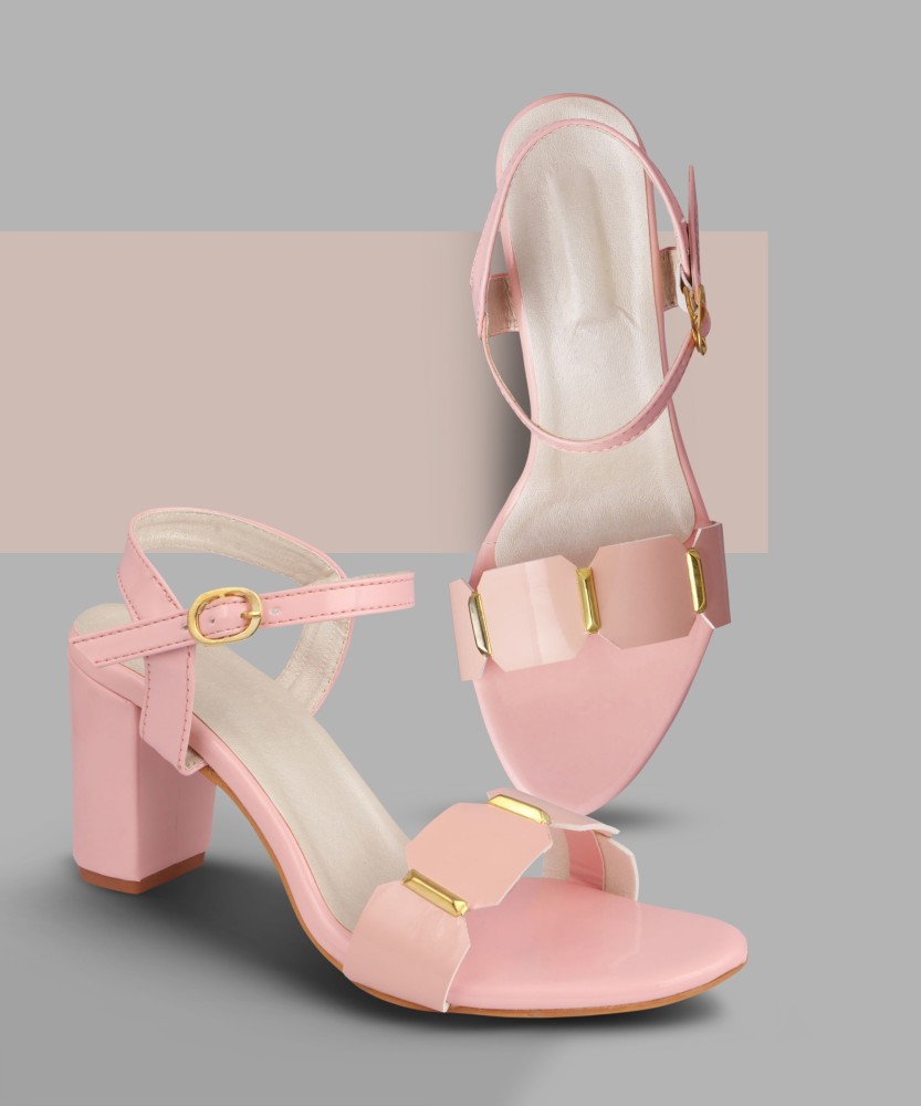 Shoetopia Women Pink Heels