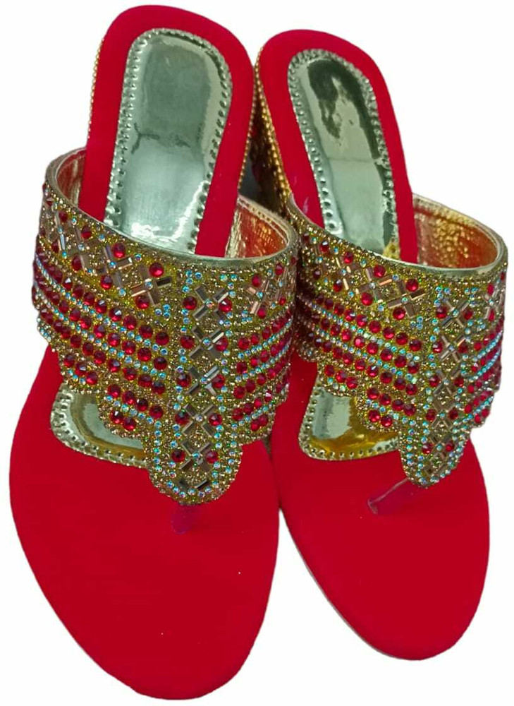 Share more than 141 dulhan sandal red colour best vietkidsiq.edu.vn