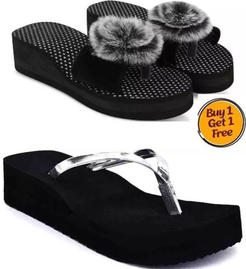 pack of 2 Comfortable Stylish Attractive Fancy Latest Heel Daily