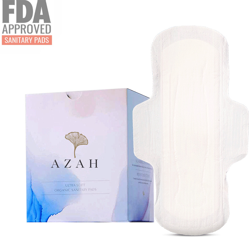 AZAH Rash Free Sanitary Pads for women XL Size Box of 20 Pads