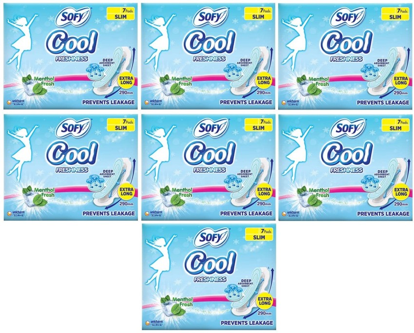 Sofy Cool Sanitary Napkin Extra Long - 54 Pads (290mm)